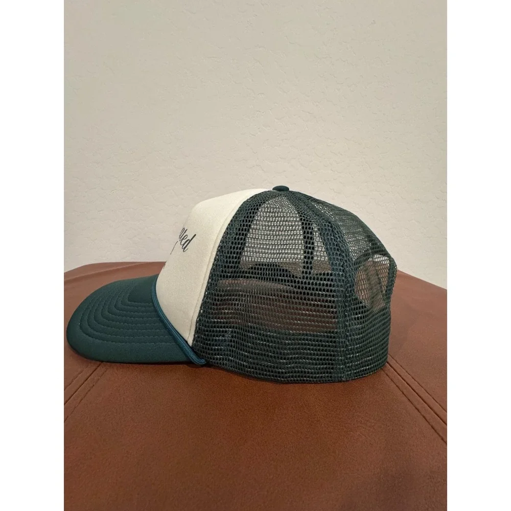 Caffeinated Club Trucker Hat BetterDays Co Mesh Snapback Cap Soho New York Green